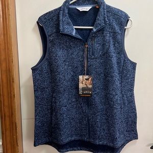 NWT- Orvis Recycled Sweater Fleece Vest Size L